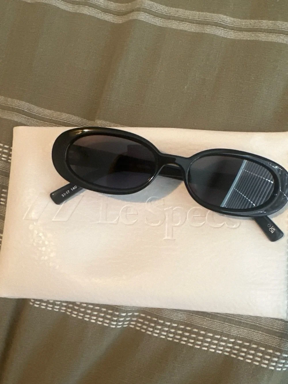 Le Specs Outta Love Sunglasses — Black & Smoke Mono